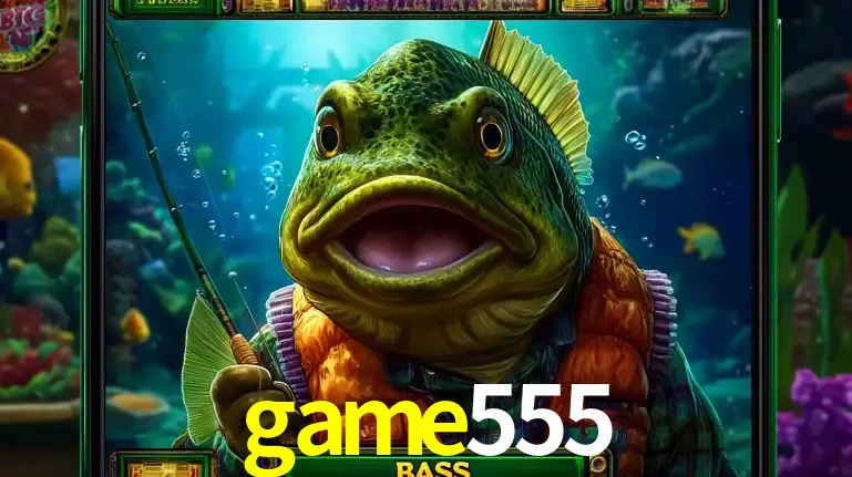 Personagem de peixe pescador do popular jogo de slot com tema de pescaria, uma das emocionantes opções de caça-níqueis para jogar e ganhar no cassino game555.